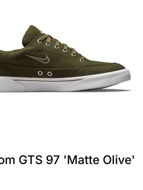 Nike Olive Canvas Low-Top sneakers ZOOM GTS 97 VINTAGE RARE